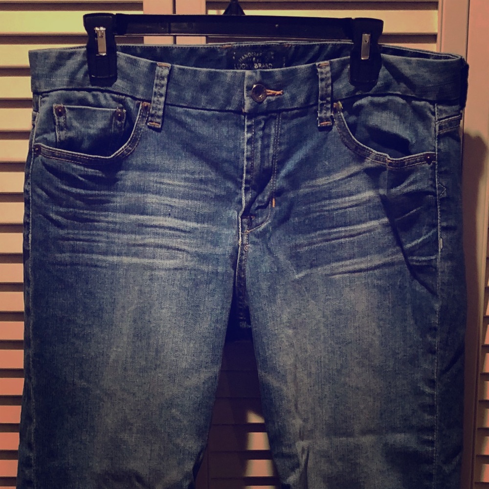 Lucky brand crop jeans size 14/32